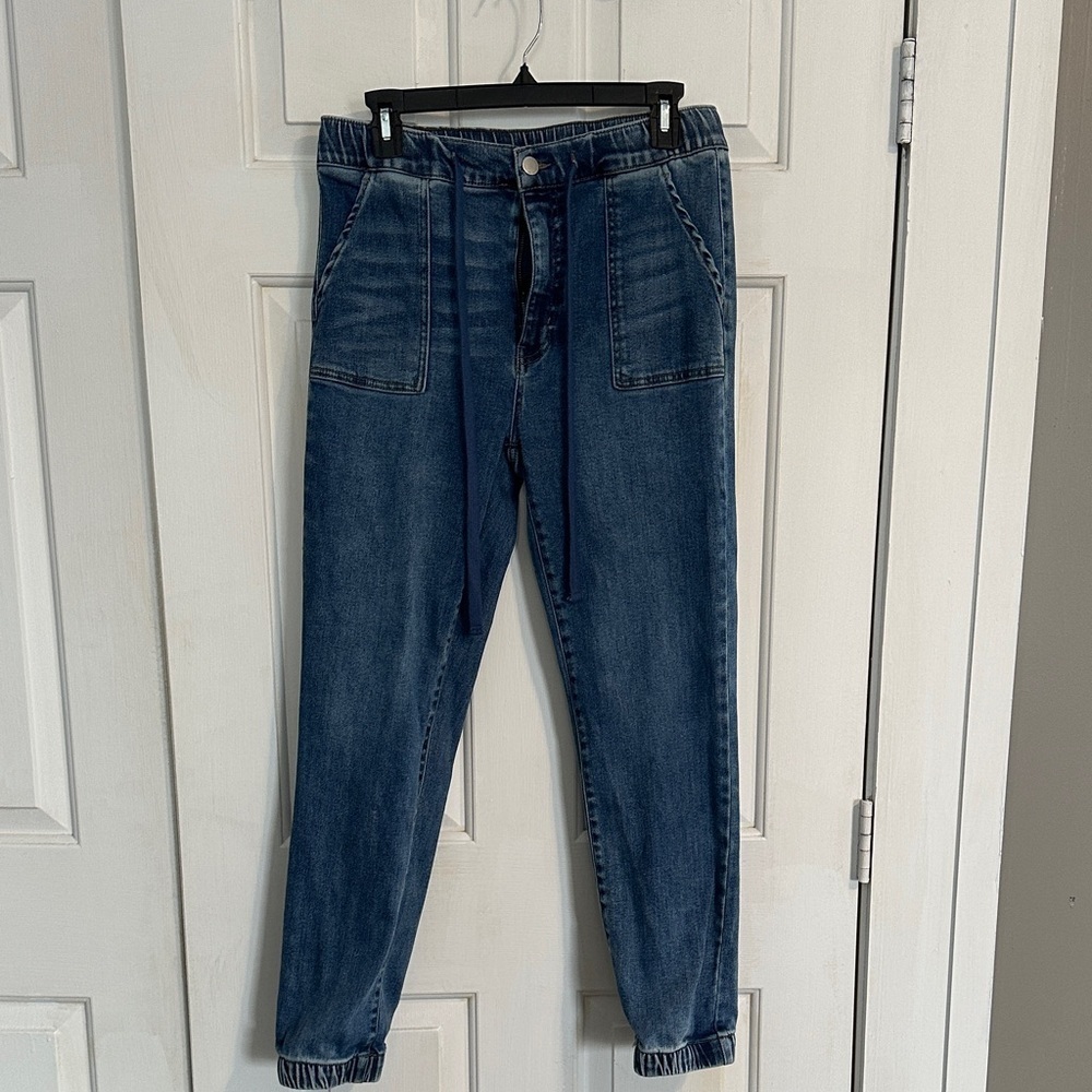 Risen stretch jogger style jeans women’s size 13/31